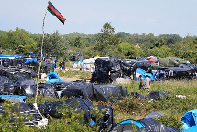 Kamp migran di Calais, Prancis