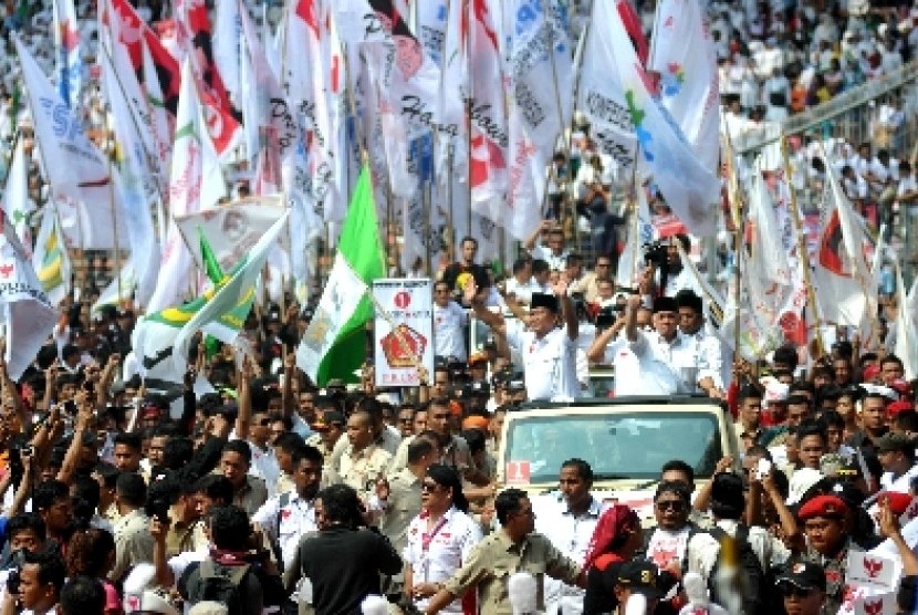 Kampanye Akbar Prabowo-Hatta di Gelora Bung Karno, Ahad (22/6).
