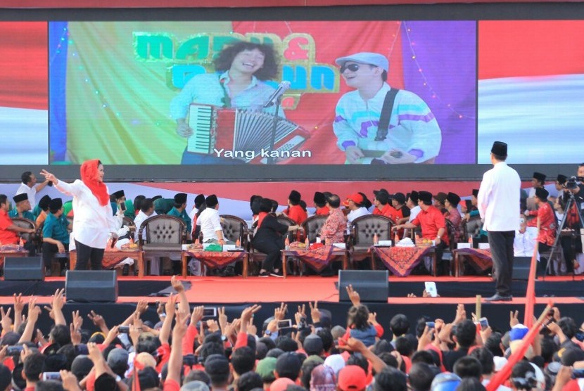 Kampanye Gus Ipul-Puti Guntur di Madiun, Jawa Timur