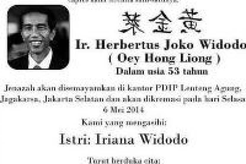 Kampanye hitam Jokowi dikabarkan meninggal dunia
