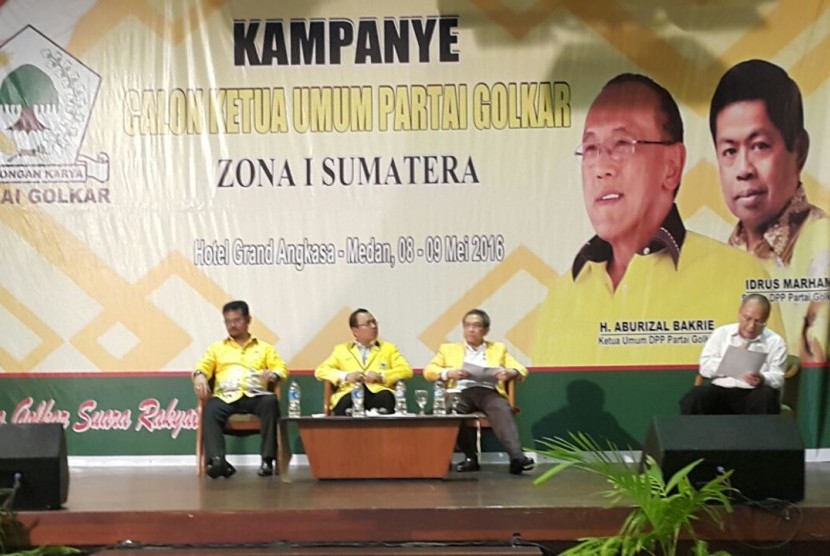 Kampanye para calon ketua umum Partai Golkar wilayah I Sumatra