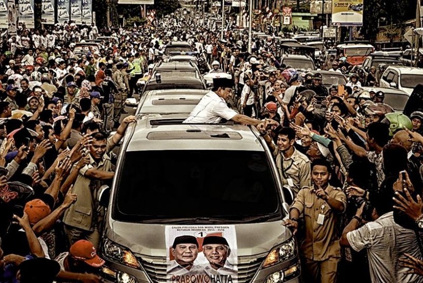 Kampanye Prabowo Subianto di Majalengka.