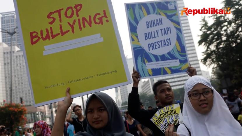 Kampanye Setop Bullying. Pengacara korban bully di SD Sukabumi melaporkan kepala sekolah dan orang tua pelaku.