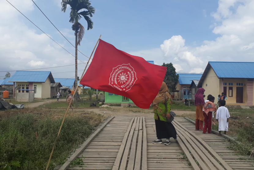  Kampung Warmon Kokoda di Kabupaten Sorong, Papua Barat.