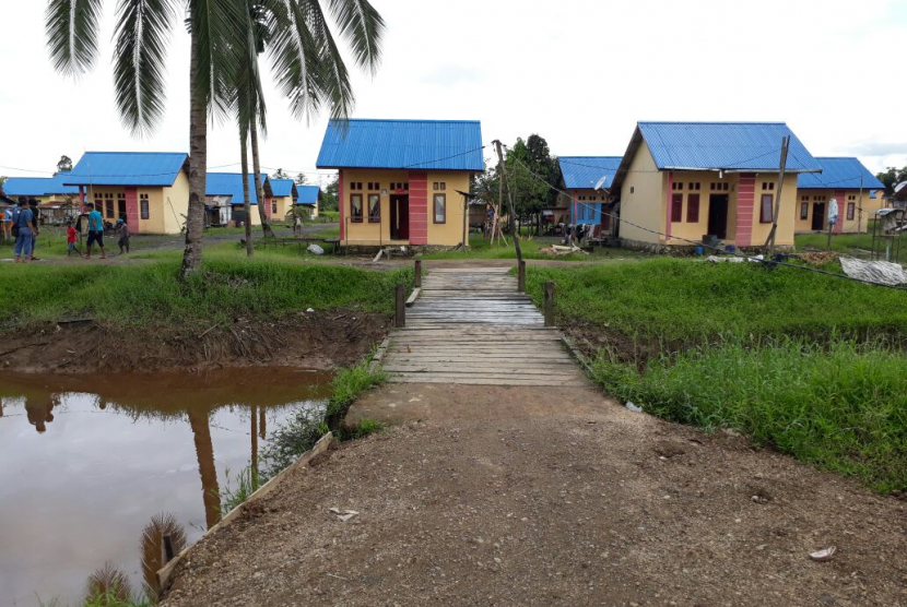 Kampung Warmon Kokoda, tempat tinggal Suku Kokoda yang merupakan satu dari lima desa binaan Majelis Pemberdayaan Masyarakat (MPM) PP Muhammadiyah, Rabu (20/9). 