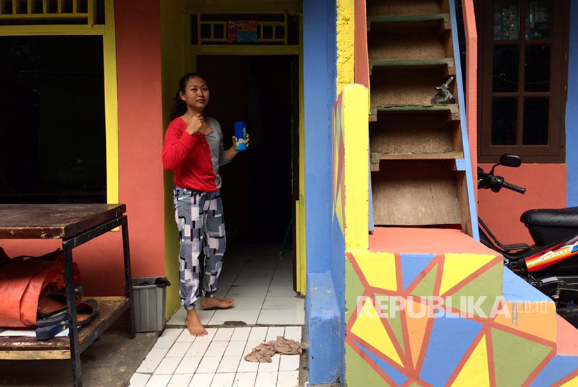 Contoh kampung warna-warni di luar kota Samarinda