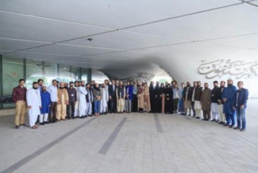 Kampus di Doha Bekali Lulusan Madrasah soal Pemikiran Islam. Foto: Peserta Winter Intensive School  di Universitas Hamad bin Khalifa (HBKU) di Doha, Qatar.  