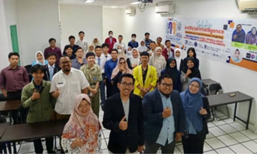 Kampus Digital Bisnis Universitas Nusa Mandiri (UNM) sukses mengadakan workshop kecerdasan buatan (AI).