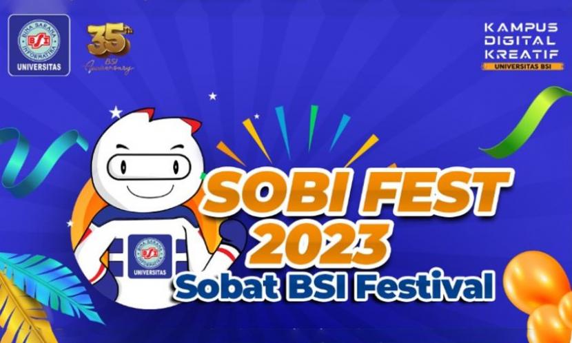 Kampus Digital Kreatif Universitas Bina Sarana Informatika (BSI) siap mengadakan event besar bertajuk Sobi Fest 2023 (Sobat BSI Festival).