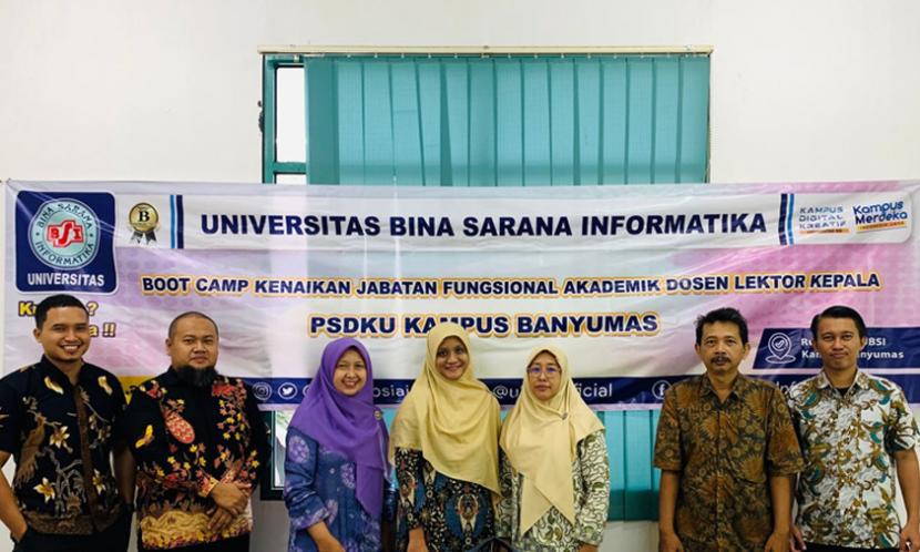 Kampus Digital Kreatif Universitas BSI (Bina Sarana Informatika) Kampus Purwokerto menggelar kegiatan bootcamp JFA Dosen pada tanggal 14-15 Februari 2023.