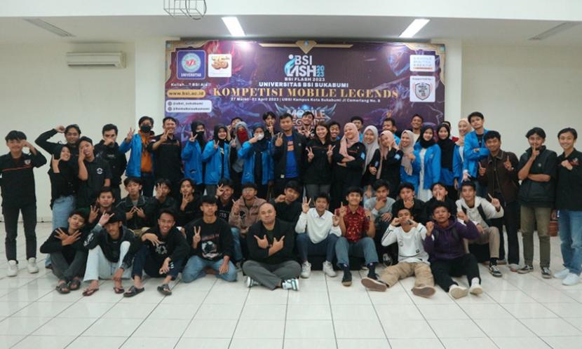 Kampus Digital Kreatif Universitas BSI (Bina Sarana Informatika) kampus Sukabumi sukses menggelar acara BSI Flash (Festival & Liga Antar Siswa Sekolah) Kompetisi E-sport Mobile Legends. 