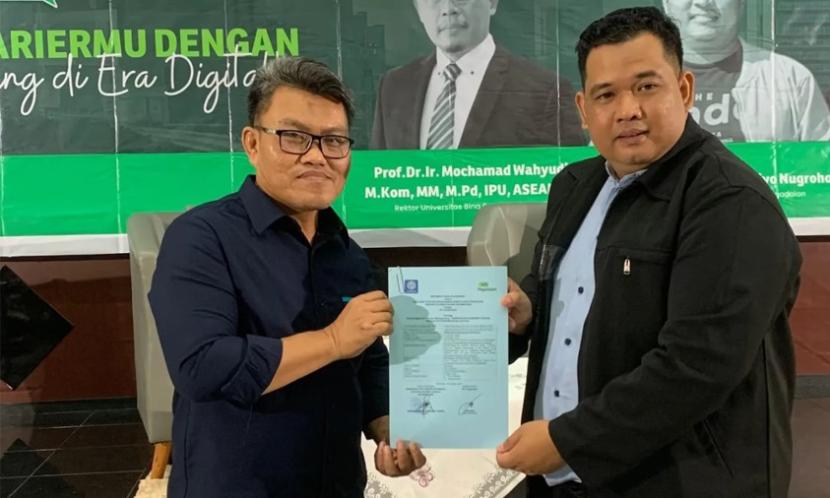 Kampus Digital Kreatif Universitas BSI (Bina Sarana Informatika) kampus Pontianak dan PT Pegadaian sukses melakukan penandatanganan PKS (Perjanjian Kerja Sama) dan IA (Implementation Agreement). 