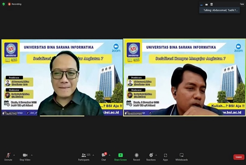 Kampus Digital Kreatif Universitas BSI (Bina Sarana Informatika) kembali menggelar acara Sosialisasi Kampus Mengajar Angkatan 7. Kegiatan ini digelar secara daring melalui zoom, pada Kamis (2/11/2023). Program Kampus Mengajar telah menjadi pilar penting dalam memadukan pendidikan tinggi dengan pemberdayaan masyarakat. 