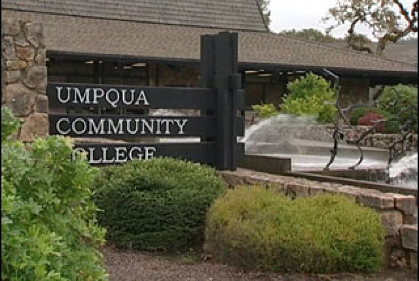 Kampus Umpqua Community College di Oregon, AS.