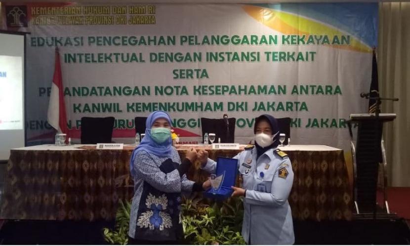 Kampus Universitas BSI meneken nota kesepahaman (MoU) dengan Kemenkumham DKI Jakarta.