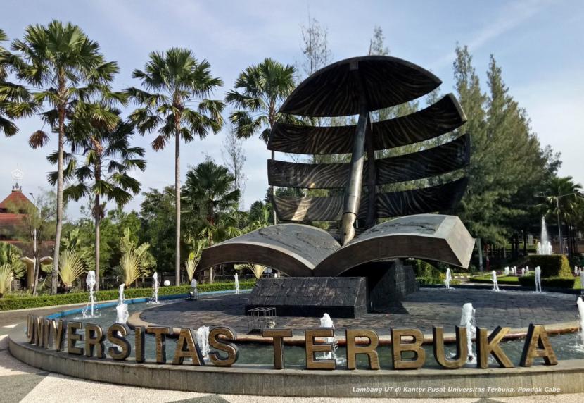 Kampus Universitas Terbuka di Kecamatan Pamulang, Kota Tangerang Selatan (Tangsel), Banten.