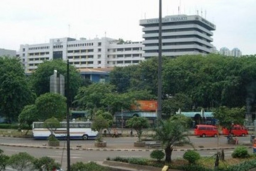 Kampus Universitas Trisakti di Jakarta.
