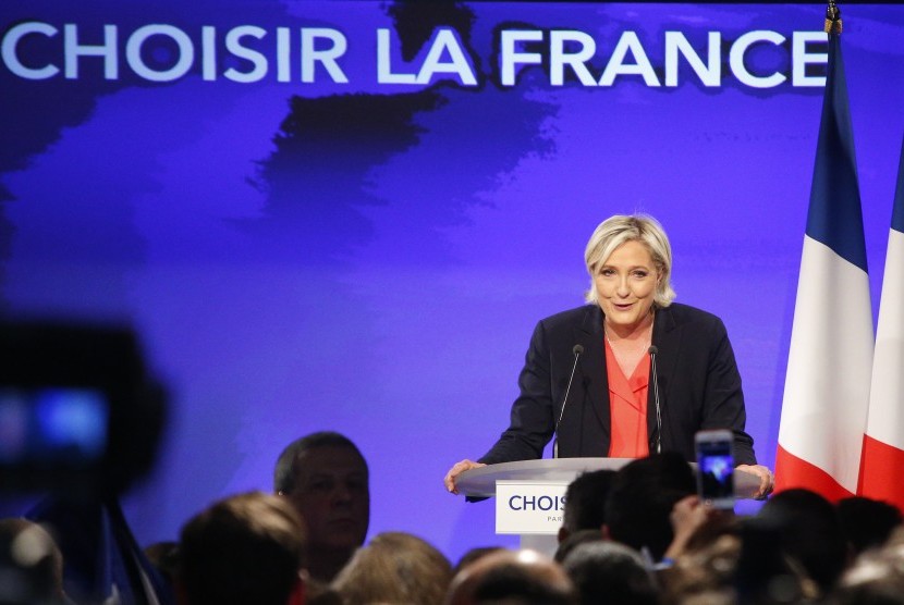 Marine Le Pen (ilustrasi)