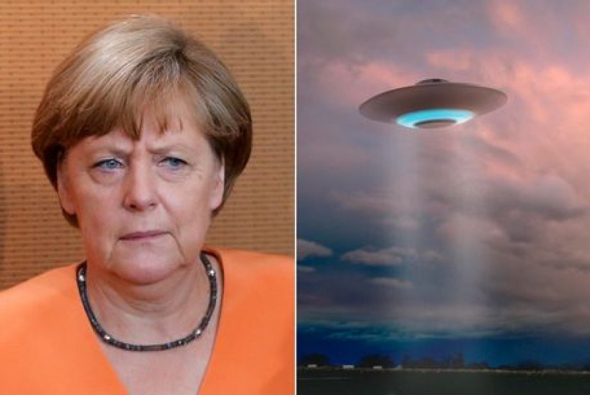 Kanselir Jerman Angela Merkel tidak senang untuk merilis dokumen UFO Jerman