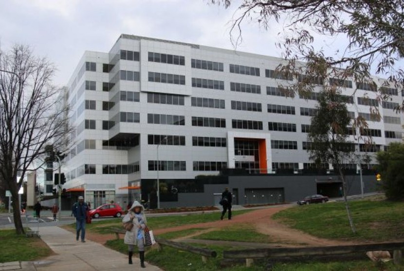Kantor Departemen Imigrasi di Canberra, Australia.