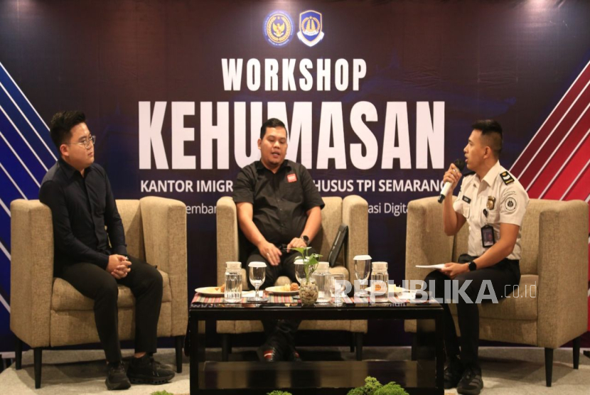 Kantor Imigrasi Kelas I Khusus TPI Semarang menggelar workshop kehumasan untuk memperkuat strategi komunikasi digital, Selasa (10/2/2026).