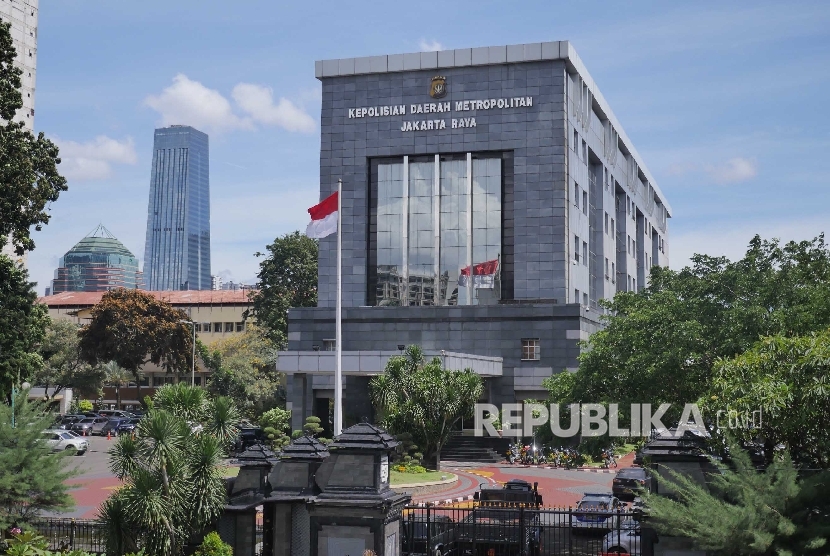 Markas Polda Metro Jaya di Jl Jendral Sudirman, Jakarta Selatan.