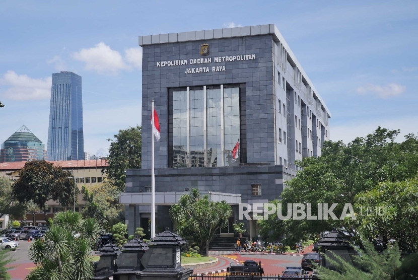 Kantor Kapolda Metro Jaya di Jl Jendral Sudirman, Jakarta Selatan, Kamis (19/1).