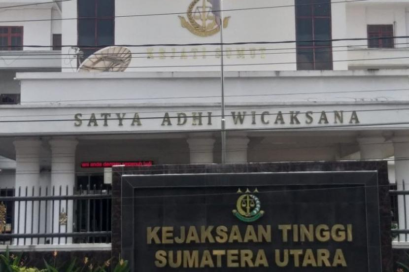Kantor Kejaksaan Tinggi Sumatra Utara (Kejati Sumut) di Kota Medan (ilustrasi)..