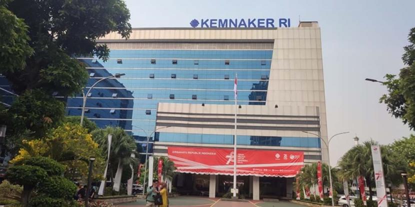 Kantor Kementerian Ketenagakerjaan di Jalan Gatot Subroto, Jakarta Selatan.