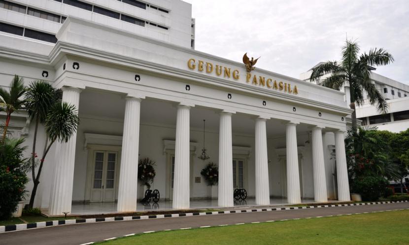 Kantor Kementerian Luar Negeri (Kemenlu) di Pejambon, Kecamatan Gambir, Jakarta Pusat.