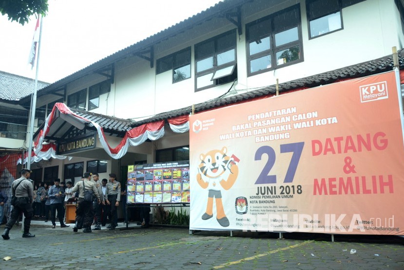 Kantor Komisi Pemilihan Umum (KPU) Kota Bandung (ilustrasi)