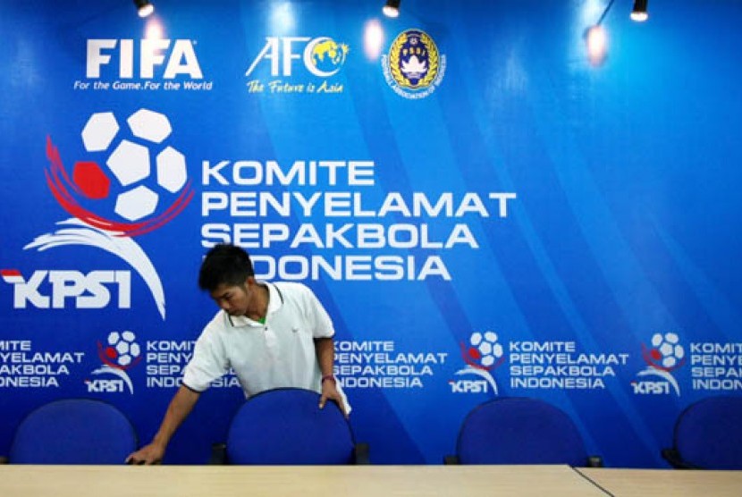 Kantor Komite Penyelamat Sepak Bola Indonesia (KPSI) di Jakarta. 