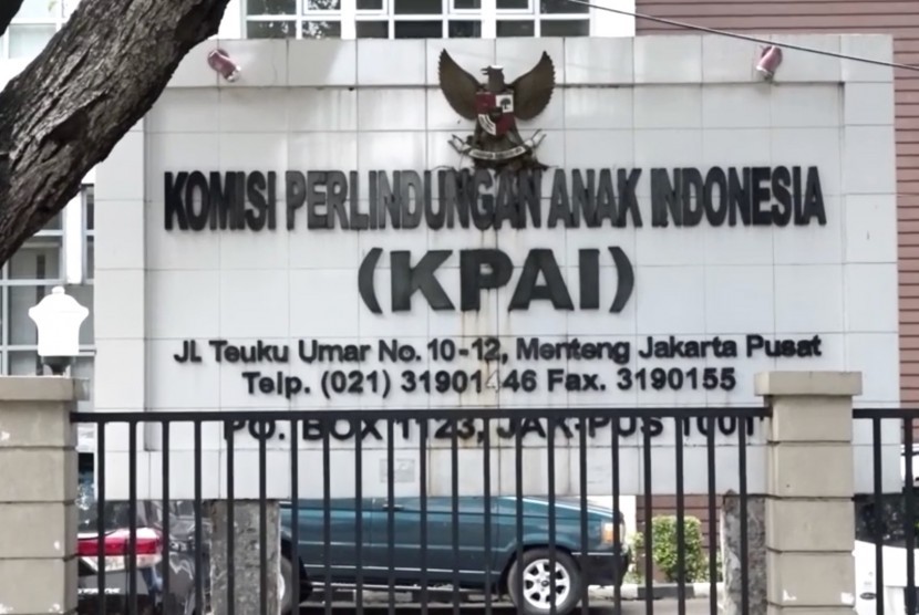 Kantor Komisi Perlindungan Anak Indonesia (KPAI) di Menteng, Jakarta Pusat.