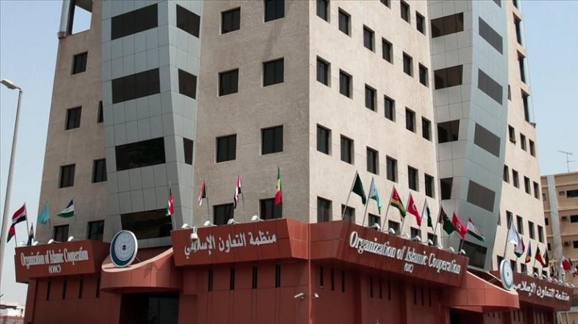 Hissein Ibrahim Taha Terpilih Jadi Sekjen OKI. Kantor Organisasi Kerja Sama Islam (OKI) di Jeddah, Arab Saudi.