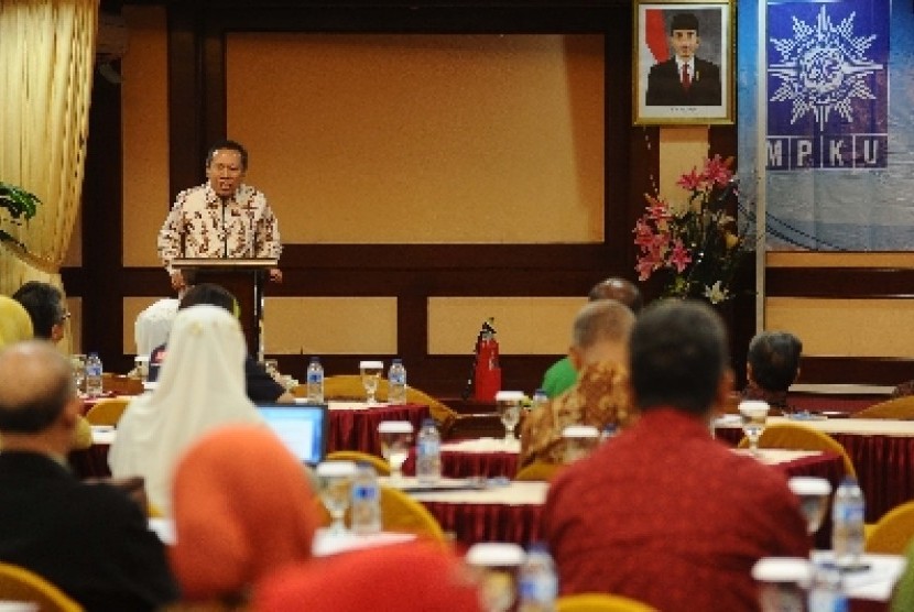 Kantor PP Muhammadiyah di Jakarta, Kamis (15/1).