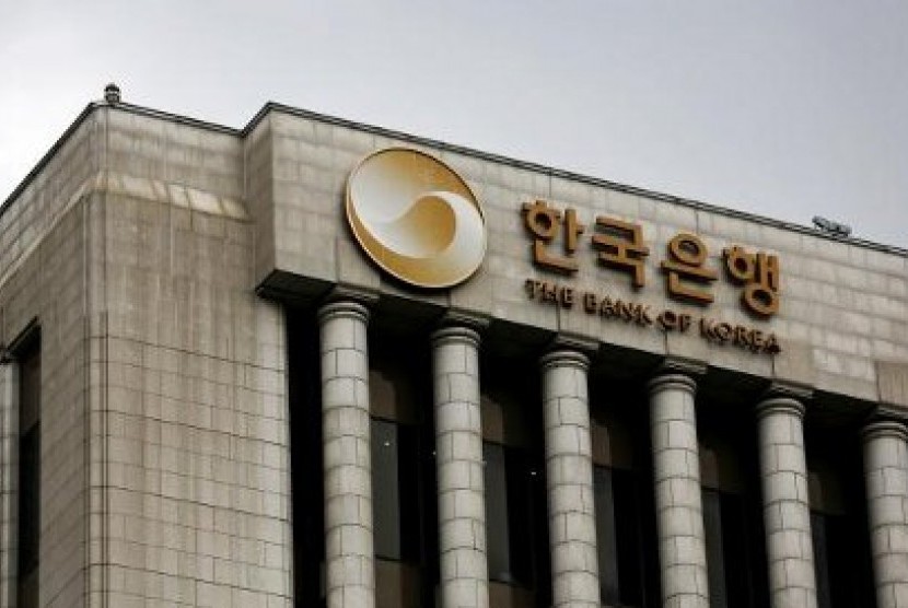 Kantor pusat bank sentral Korsel, Bank of Korea. Indonesia dan Korea sepakat atas 'swap currency' senilai Rp 115 triliun untuk memuluskan perdagangan bilateral dua negara.