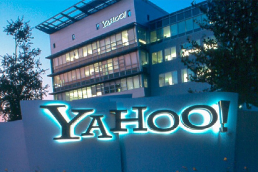Kantor Yahoo. Ilustrasi