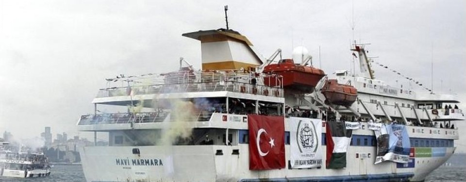 Kapal bantuan kemanusiaan Turki, Mavi Marmara, diserang militer Israel setahun yang lalu.