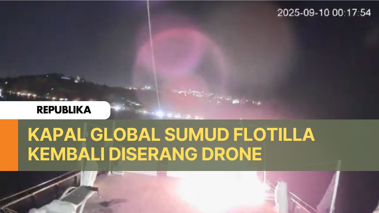 Kapal Global Sumud Flotilla Kembali Diserang