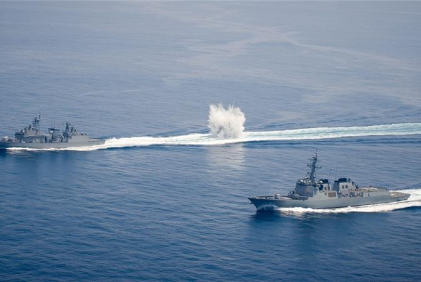 Kapal Korea Selatan kerap berselisih dengan kapal Korea Utara.