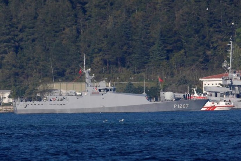 Kapal patroli Angkatan Laut Turki.