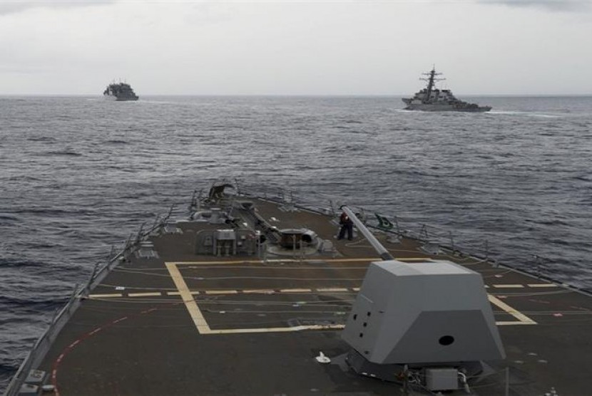 Kapal perang AS di Laut Cina Selatan