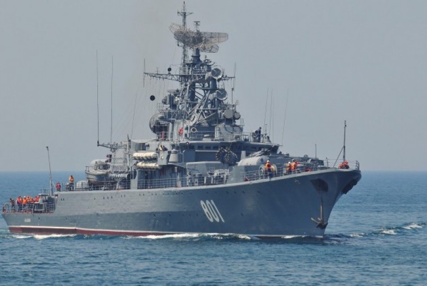 Kapal perang Rusia dikirim ke Selat Bosporus.