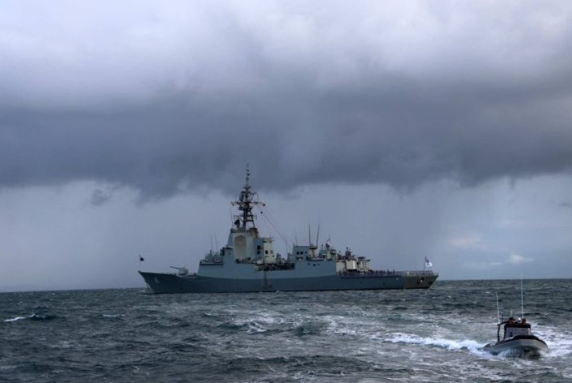  Kapal perang tercanggih Australia HMAS Brisbane memiliki kapabilitas peluru kendali. 