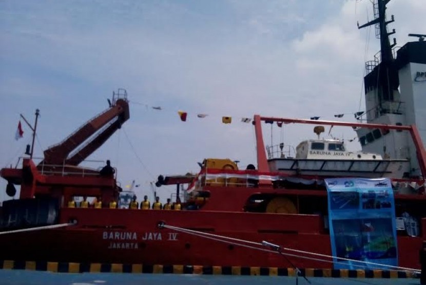 Kapal Riset Baruna Jaya milik BPPT