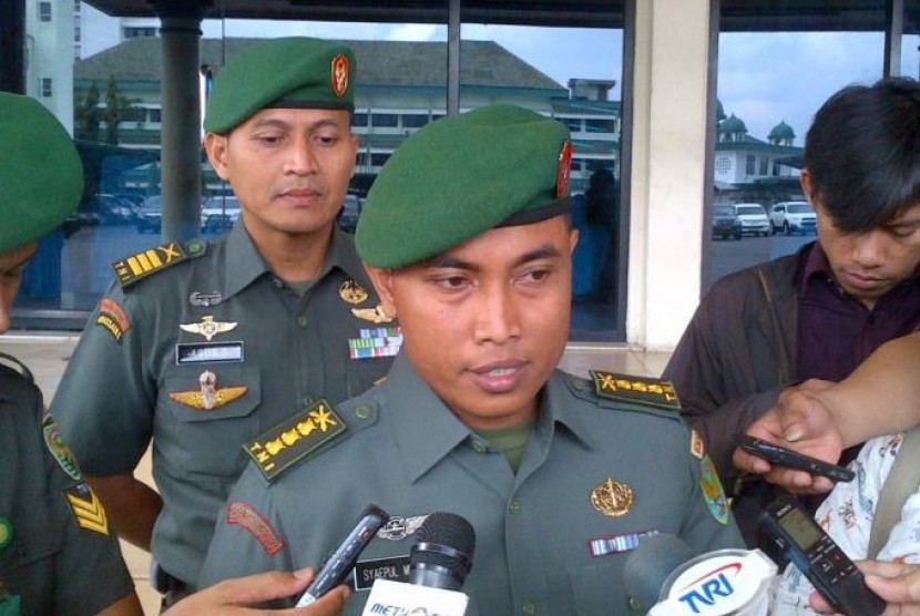 Kapendam II/Sriwijaya Kolonel Arh Syaepul Mukti Ginanjar.