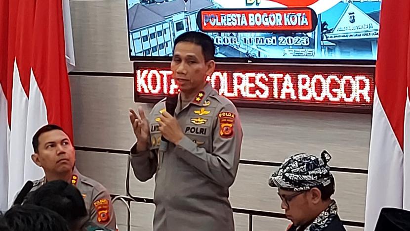 Kapolda Jabar, Irjen Pol Dr Akhmad Wiyagus, saat bersilaturahmi dengan Forkopimda Kota Bogor.