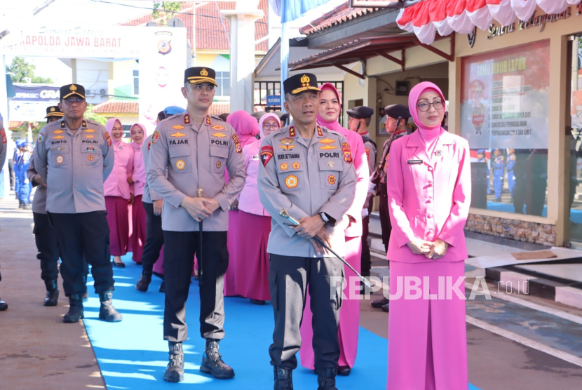 Kapolda Jawa Barat, Irjen Pol Rudi Setiawan, melaksanakan kunjungan kerja ke Polres Indramayu, Kamis (21/8/2025). 