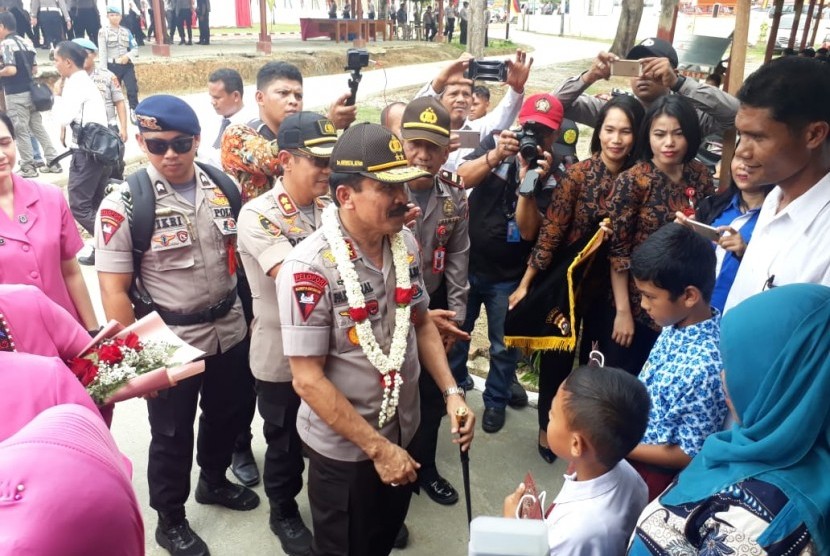 Kapolda Sumbar Irjen Pol Fakhrizal menghadiri acara sunatan masal di Tua Pejat, Kabupaten Kepulauan Mentawai, Rabu (27/11)