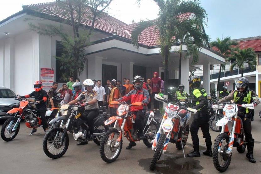 Personel Polres Bogor (ilustrasi).